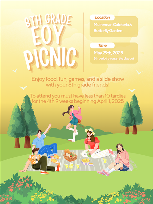 8th grade end of year picnic